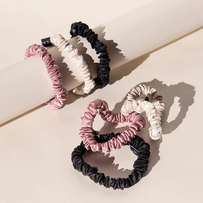 Pure Mulberry Silk Hair Scrunchie Handmade Hairbands